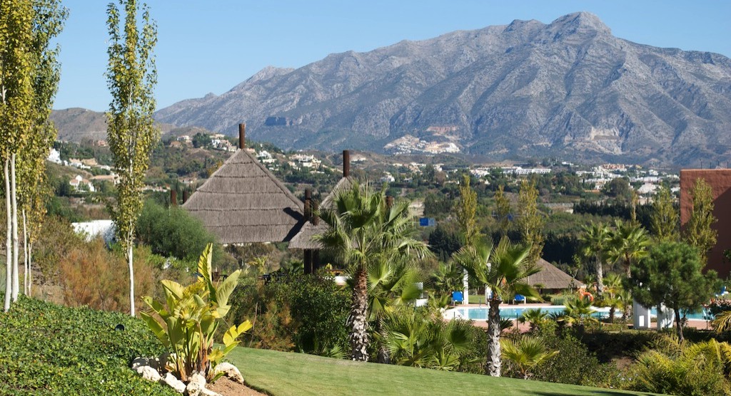 View on La Concha in Marbella